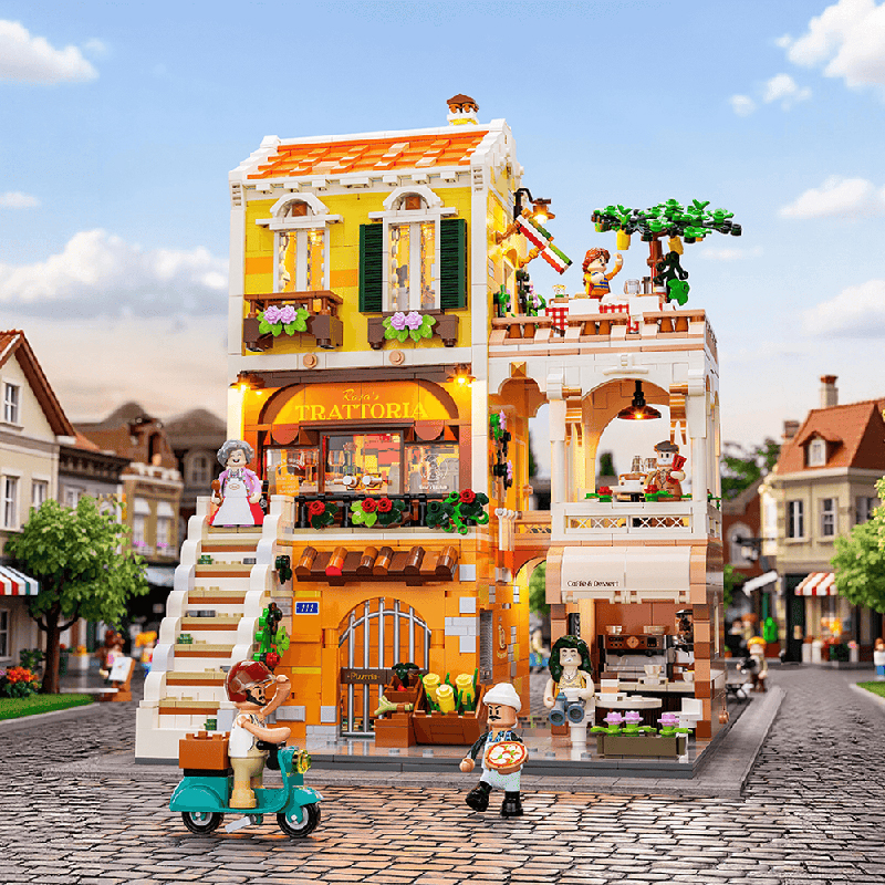 Lumibricks Town Life 15010 Italian Homestyle Restaurant