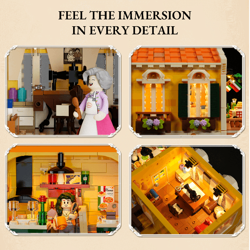 Lumibricks Town Life 15010 Italian Homestyle Restaurant