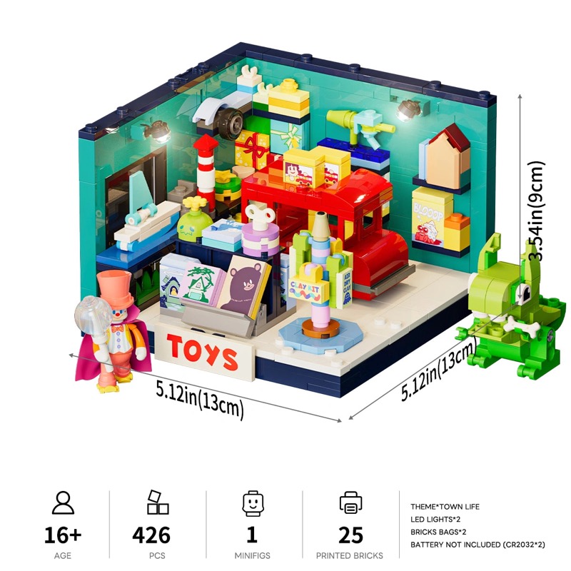 Lumibricks Town Life 15020 Toy Store Box