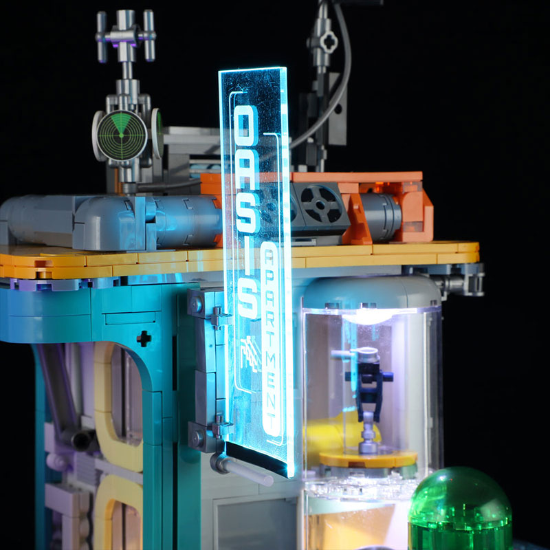 Lumibricks Cyberpunk Neoncity 17001 Apartment