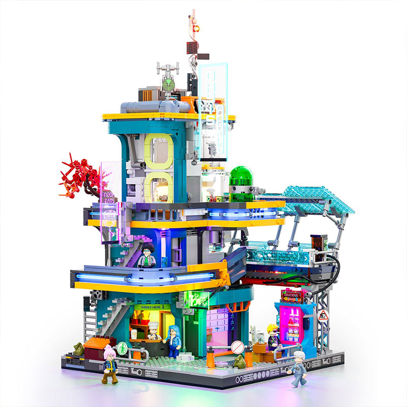 Lumibricks Cyberpunk Neoncity 17001 Apartment