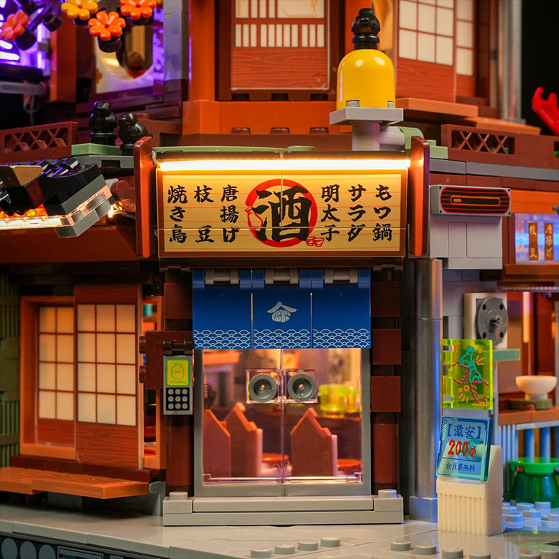 Lumibricks Cyberpunk Neoncity 17004 Japanese Izakaya