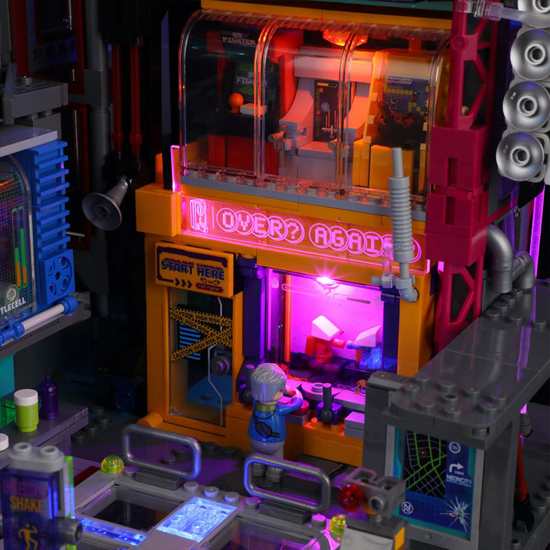 Lumibricks Cyberpunk Neoncity 17005 Game Stack