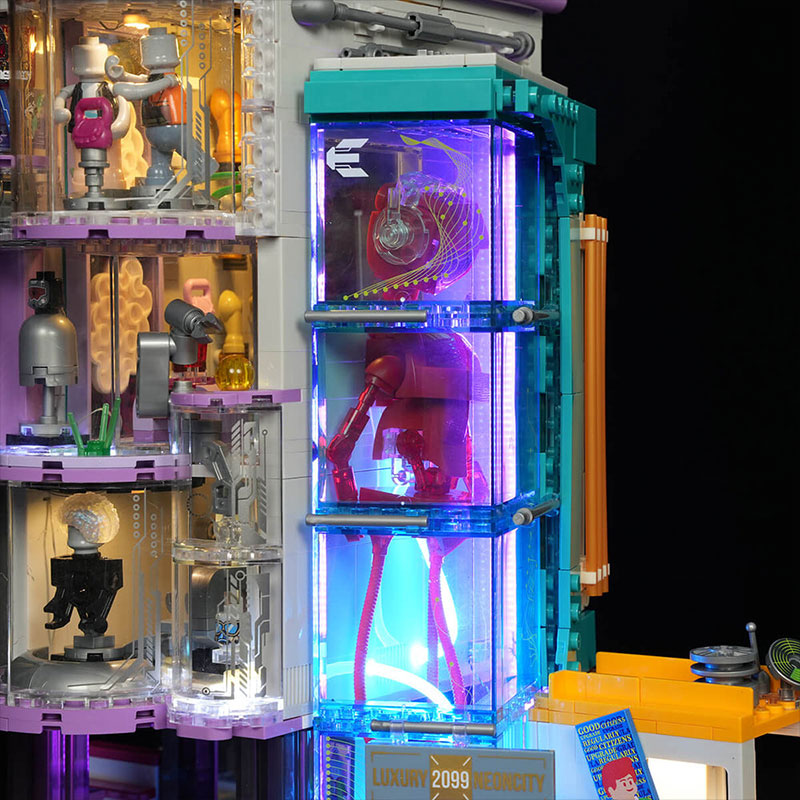 Lumibricks Cyberpunk Neoncity 17007 Cyber Couture Galleria