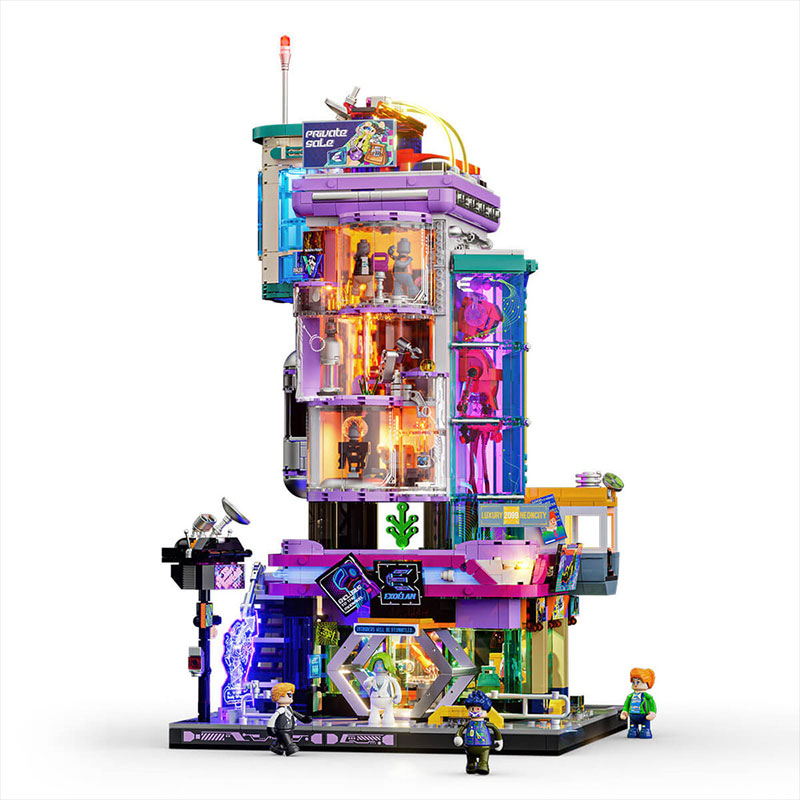 Lumibricks Cyberpunk Neoncity 17007 Cyber Couture Galleria
