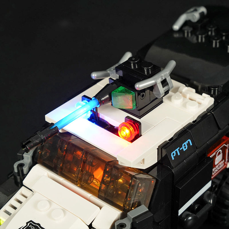Lumibricks Cyberpunk Neoncity 17008 Police Urban Convoy