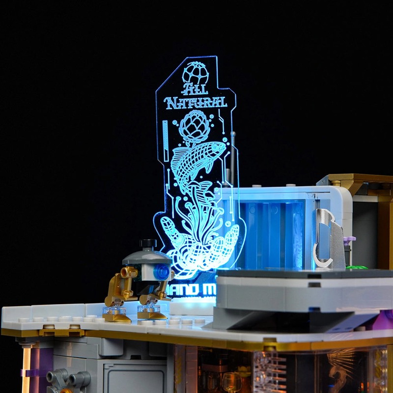 Lumibricks Cyberpunk Neoncity 17013 Neon Elite Louge