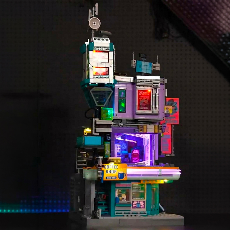 Lumibricks Cyberpunk Neoncity 17018 Neon Detective