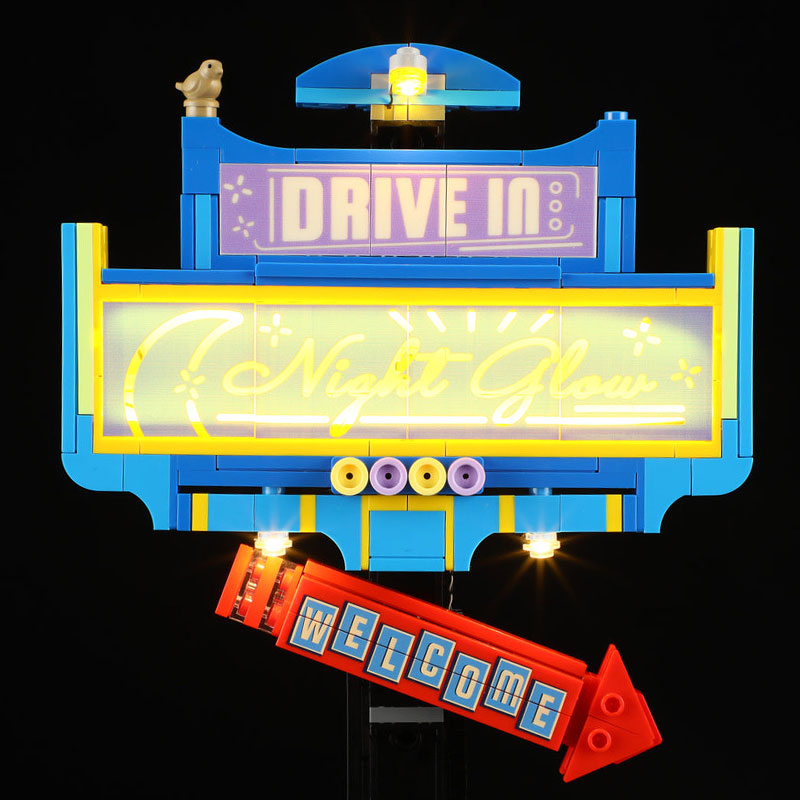 Lumibricks Road Trip 18004 Night Glow Drive-In