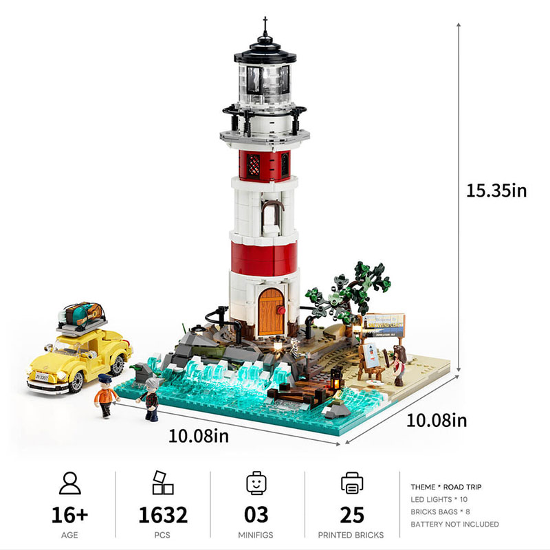Lumibricks Road Trip 18007 Sunrise Lighthouse