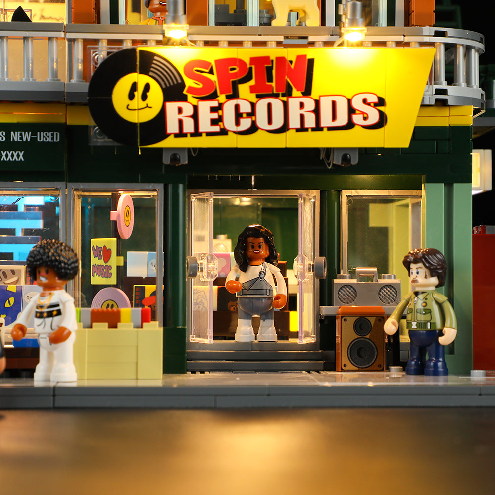 Lumibricks Street Fusion 19003 Record Store
