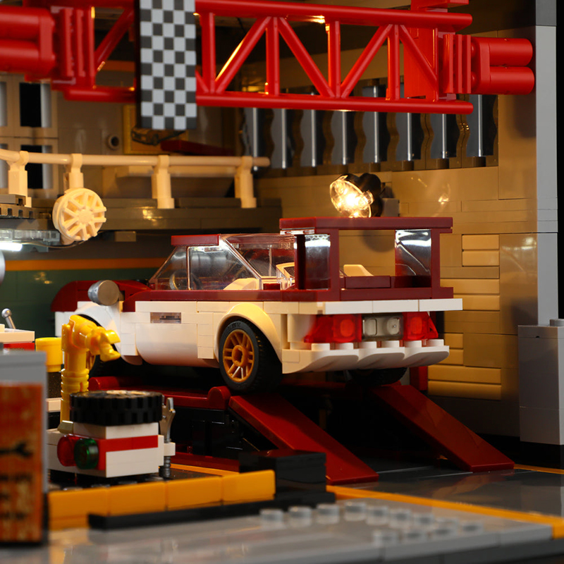 Lumibricks Street Fusion 19007 Street Mod Garage