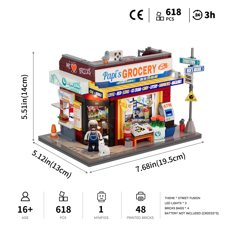 Lumibricks Street Fusion 19017 The Bodega 26