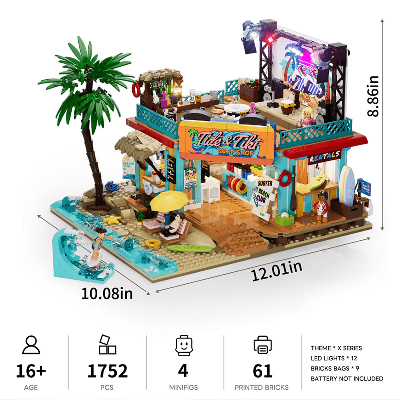 Lumibricks X Series 20004 Surf Shop