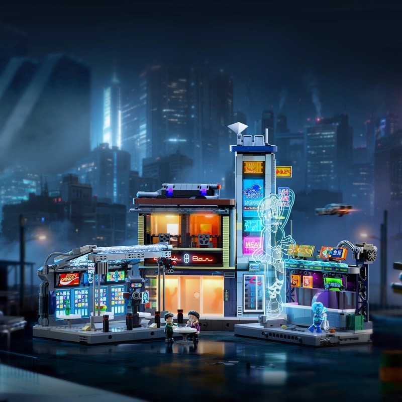 Lumibricks Blade Runner 23004 Street Market