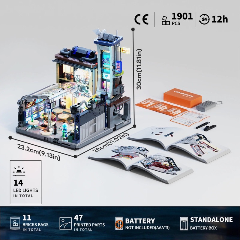 Lumibricks Blade Runner 23004 Street Market