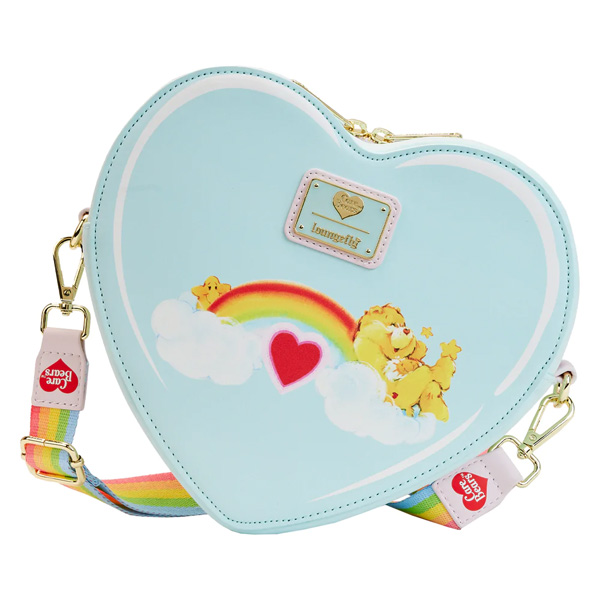 Care Bears Bisounours Loungefly Sac A Main Heart Cloud Party Rainbow Strap 