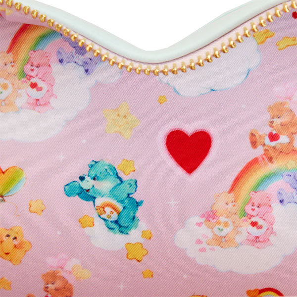 Care Bears Bisounours Loungefly Sac A Main Heart Cloud Party Rainbow Strap 