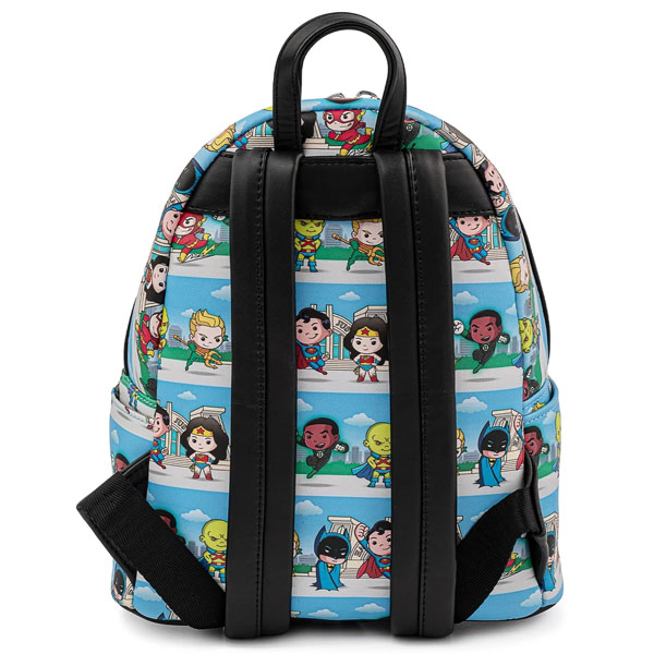 DC Loungefly Mini Sac A Dos Superheroes Chibi Lineup