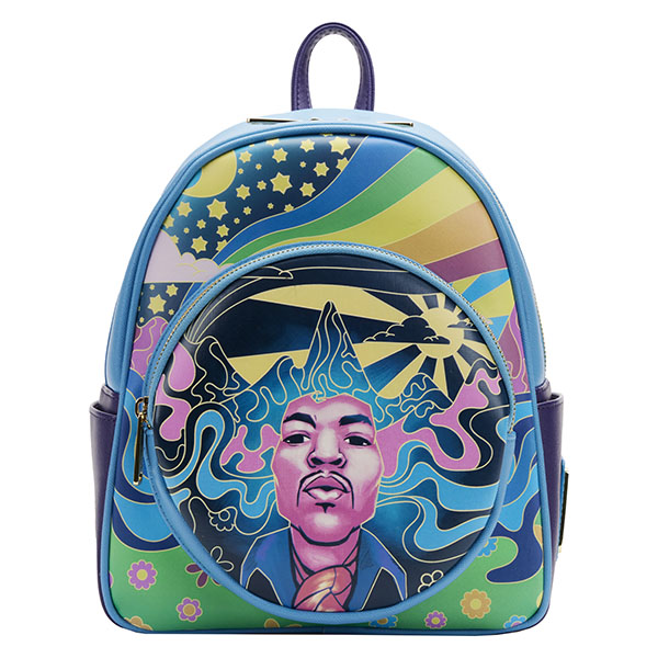 Jimi Hendrix Mini Sac A Dos Jimi Hendrix Psychedelic Landscape Zip 