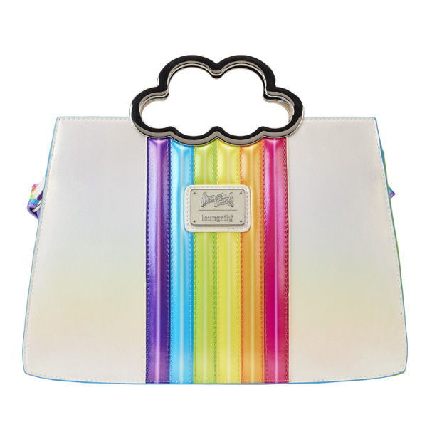 Lisa Frank Loungefly Sac A Main Rainbow Cloud Handle Chain Strap 