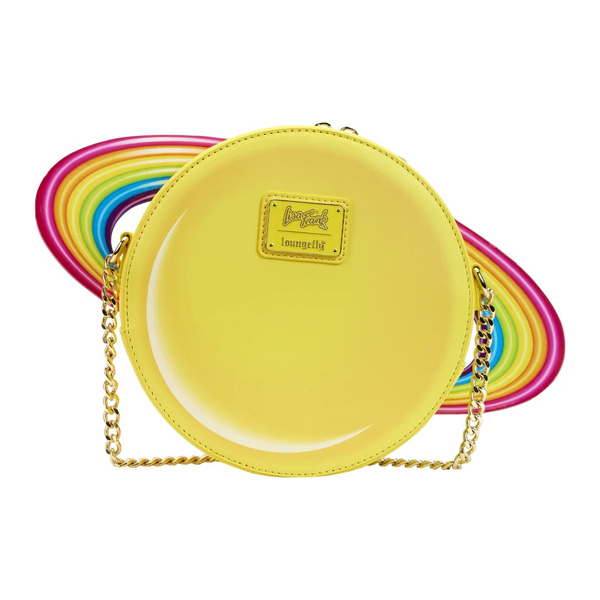 Lisa Frank Loungefly Sac A Main Yellow Rainbow Ring Saturn 