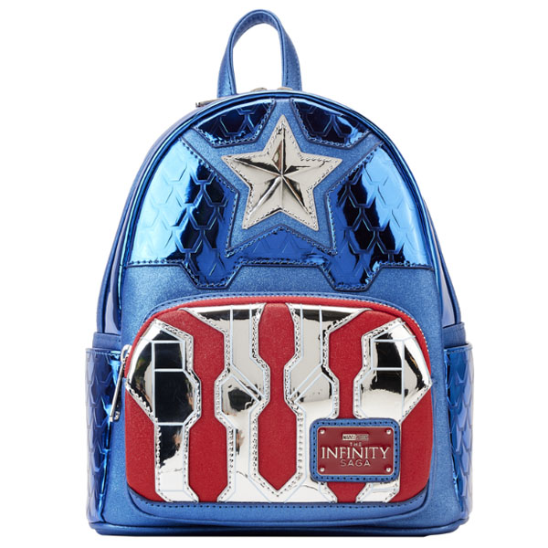 Marvel Loungefly Mini Sac A Dos Shine Captain America Cosplay 