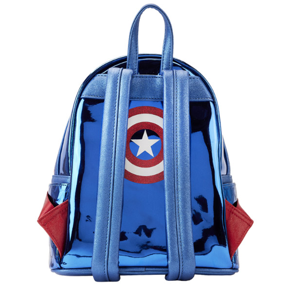 Marvel Loungefly Mini Sac A Dos Shine Captain America Cosplay 