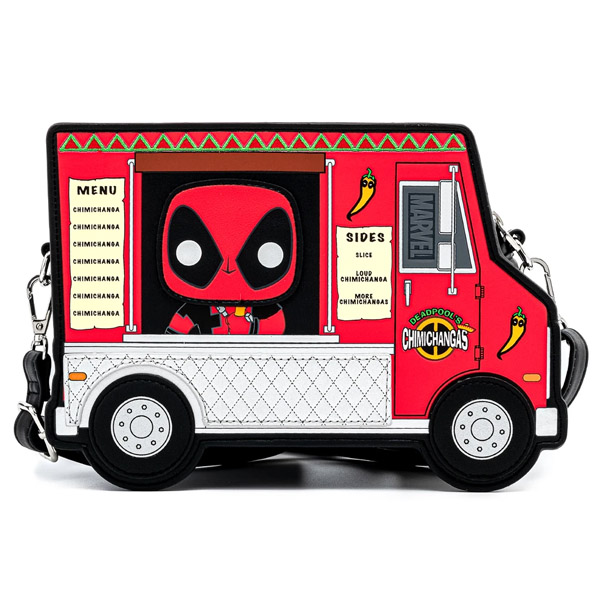 Marvel Loungefly Sac A Main Deadpool 30Th Anniv Chimichangas Food Truck