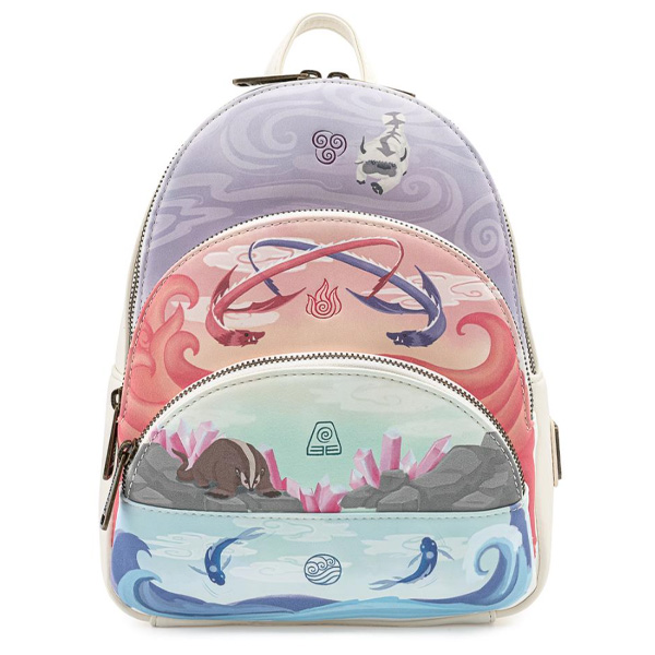 Avatar The Last Airbender Loungefly Mini Sac A Dos 4 Elements Exclu