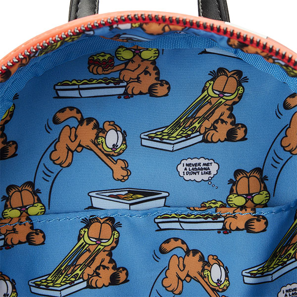 Mini Sac à Dos LoungeFly Garfield Et Pooky – Édition Limitée, Simili Cuir Orange, Neuf