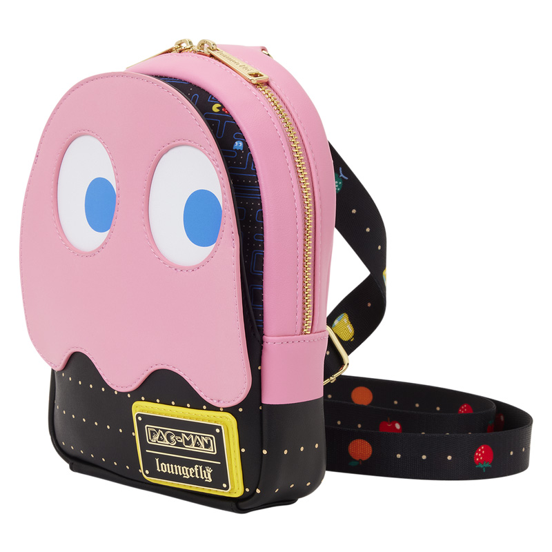 Pac-Man Pacman Loungefly Sac A Main Sacoche Pinky Ghost Sling Bag