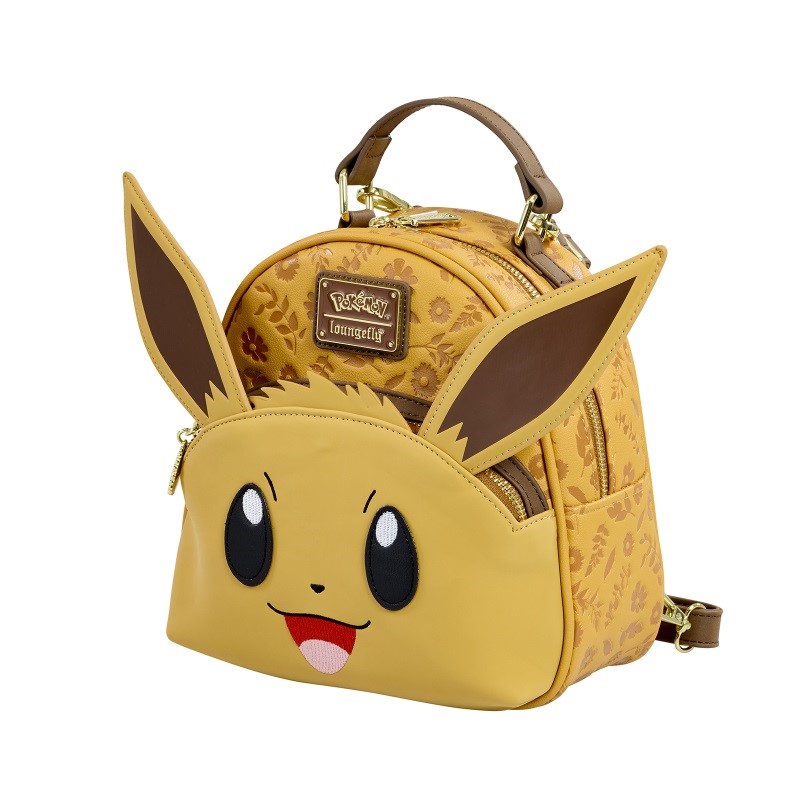 Pokemon Loungefly Mini Sac A Dos Eevee Evoli Cosplay Convertible 