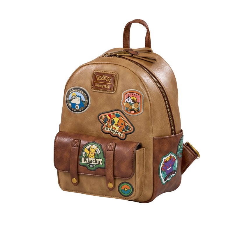 Pokemon Loungefly Mini Sac A Dos Camper Patch