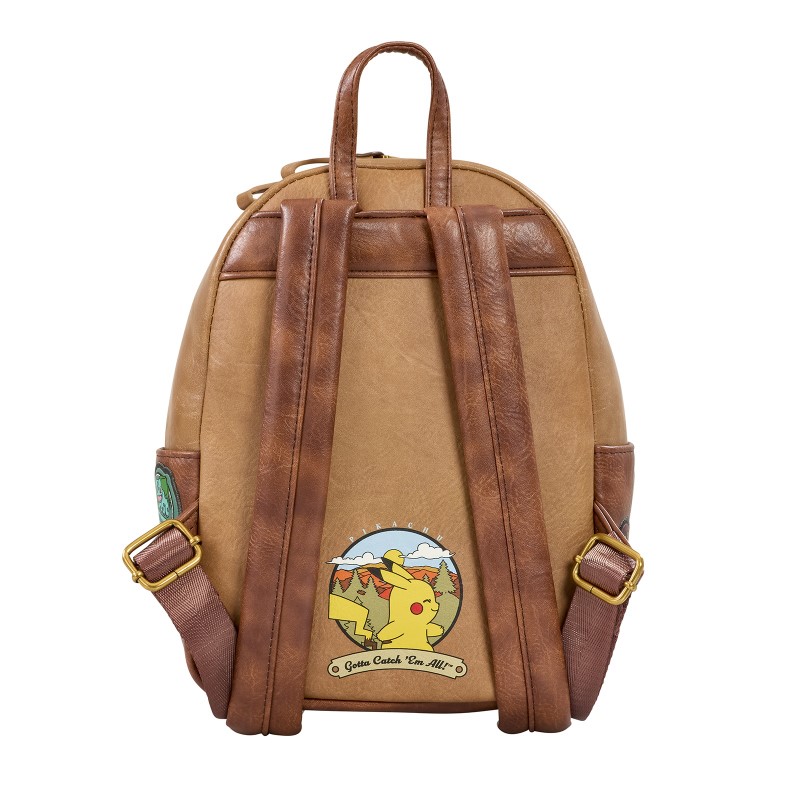 Pokemon Loungefly Mini Sac A Dos Camper Patch