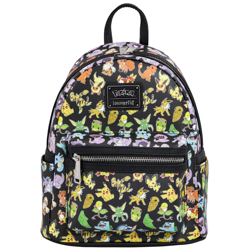 Pokemon Loungefly Mini Sac A Dos Pokemon Party Full Print