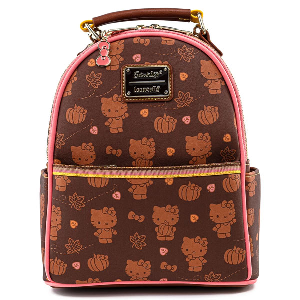 Id9 hello kitty loungefly mini sac a dos convertible pumpkin spice