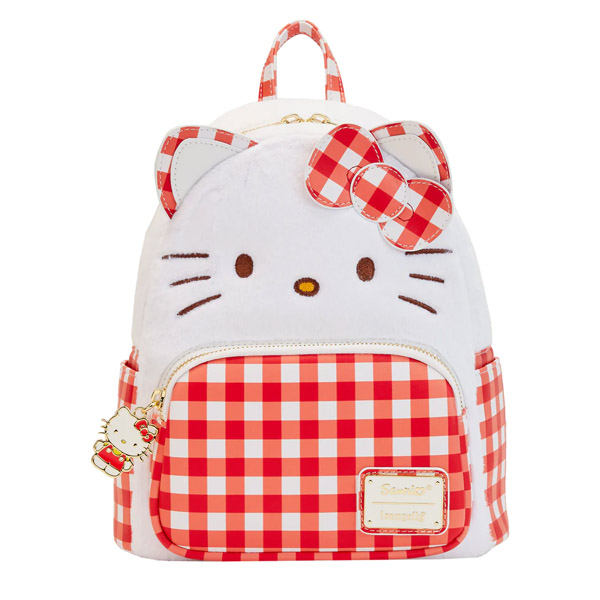 Hello Kitty Loungefly Mini Sac A Dos Gingham Cosplay 