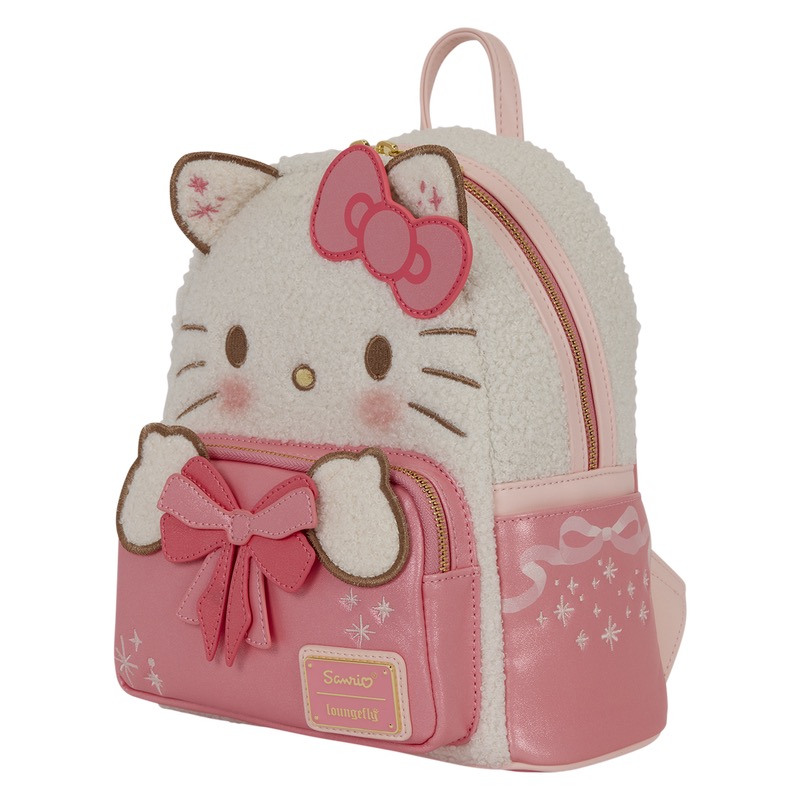 Sanrio Loungefly Mini Sac A Dos Hello Kitty Holiday Plush & Glitter Cosplay