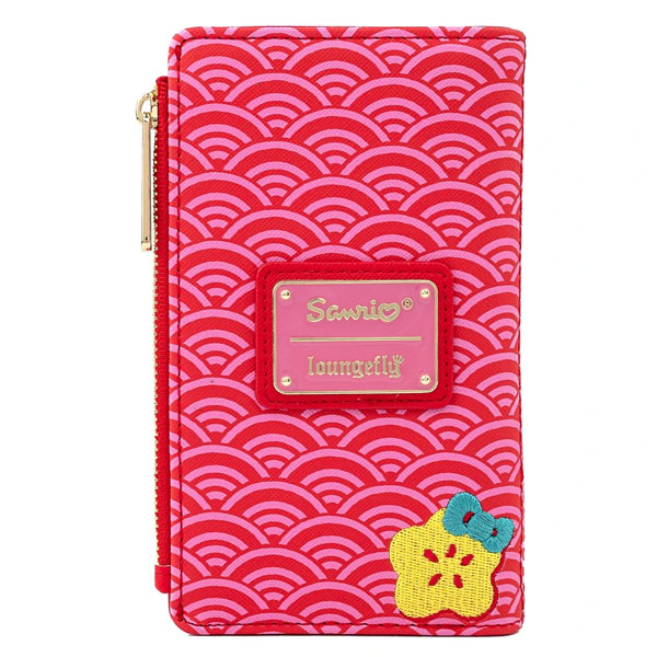 Hello Kitty Loungefly Portefeuille Sanrio 60Th Anniv Pink Wave