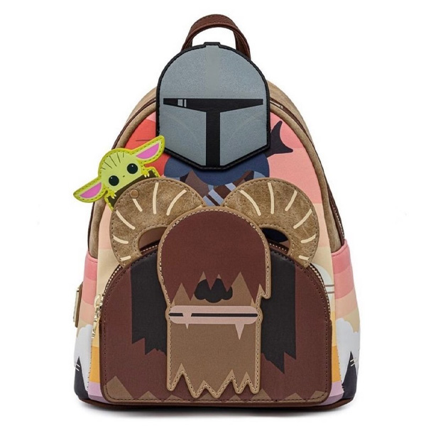 SW Star Wars Loungefly Mini Sac A Dos Mandalorian Bantha Ride