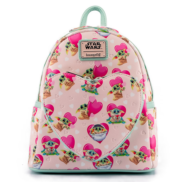 SW Star Wars Loungefly Sac A Dos Mandalorian Grogu Valentines 