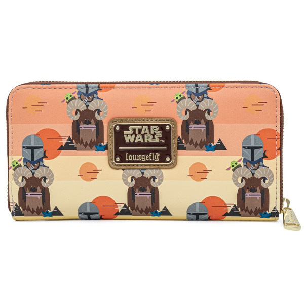 SW Star Wars Loungefly Portefeuille Mandalorian Bantha Ride