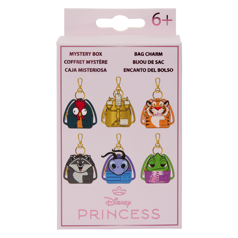 Disney Loungefly Mystery Mini Backpack Keychain Charm Princess Sidekicks Asst 15pcs