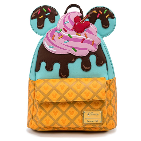 ID9 Disney Loungefly Mini Sac A Dos Mickey Minnie Sweets Ice Cream
