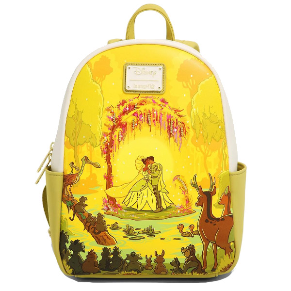 Disney Loungefly Mini Sac A Dos Tiana & Naveen Kiss Exclu