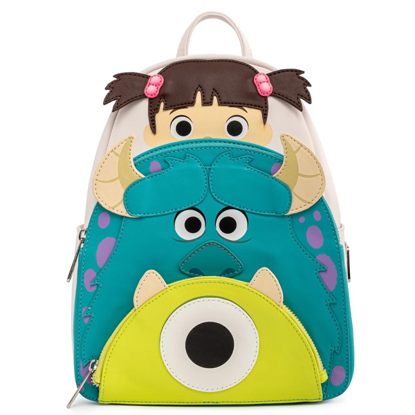 Pixar Loungefly Mini Sac A Dos Monsters Inc Boo Mike Sully Cosplay 