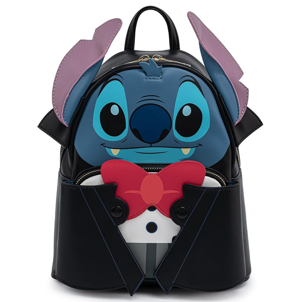 Disney Loungefly Mini Sac A Dos Vampire Stitch Bow Tie  