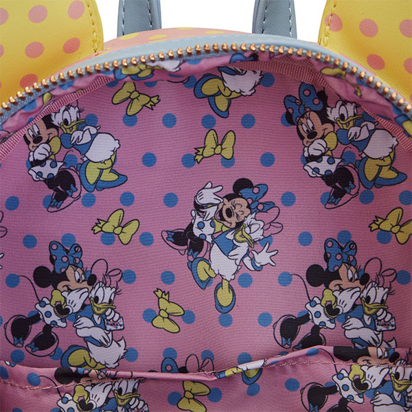 Disney Loungefly Mini Sac A Dos Minnie Pastel Color Block Dots 