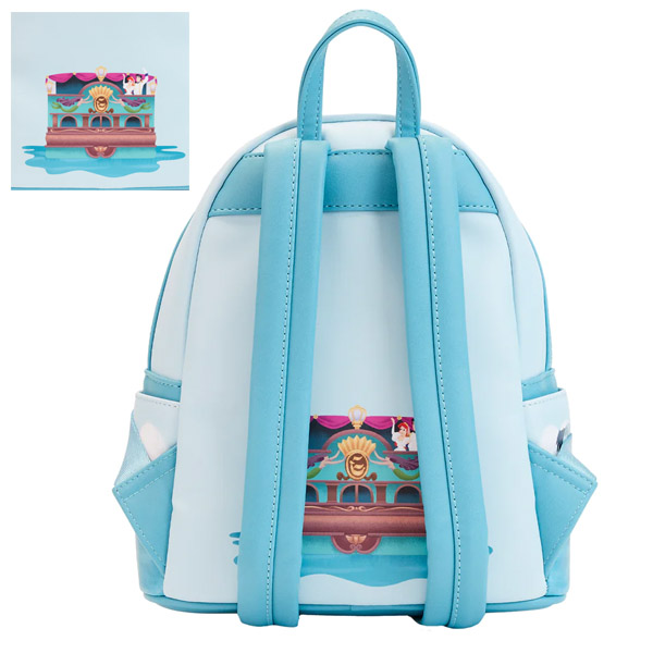 Disney Loungefly Mini Sac A Dos Petite Sirene / Little Mermaid Tritons Gift 